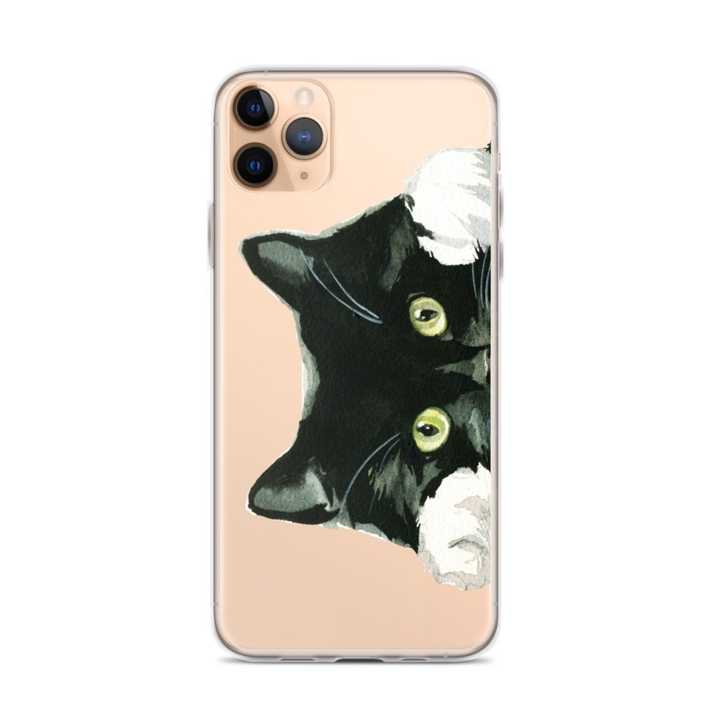 Cute Peeking Cat Phone Case