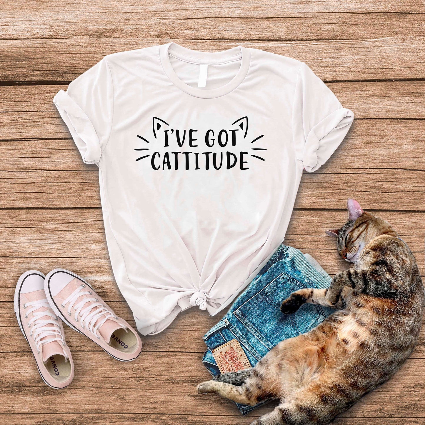 Cattitude Tee