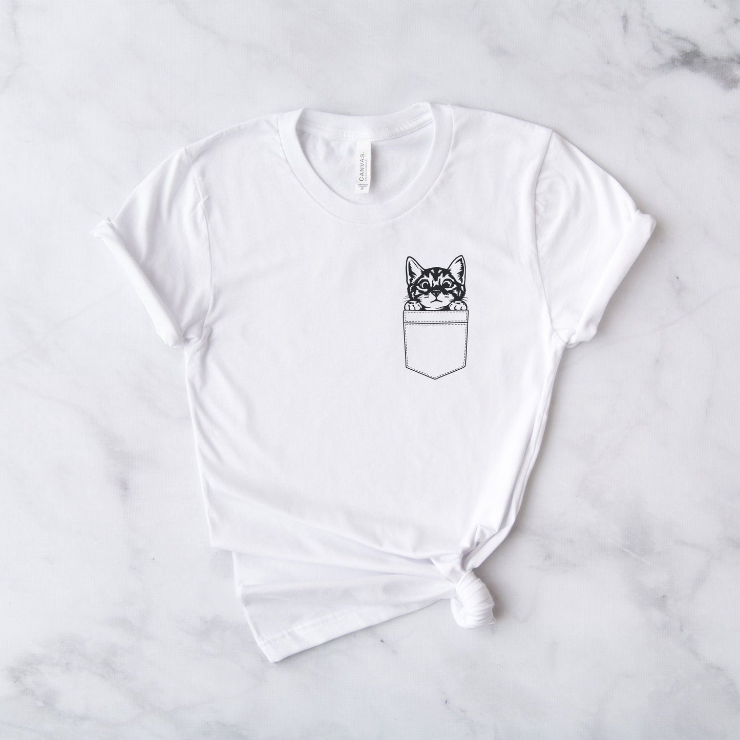 Cat Pocket Tee