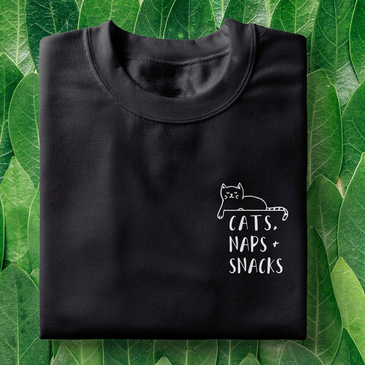 Cats Naps Snacks Tee V5
