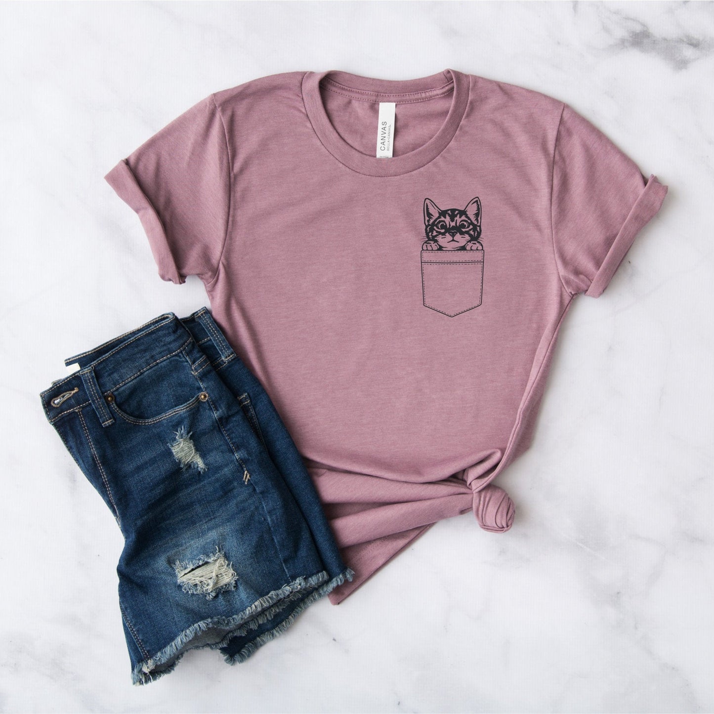 Cat Pocket Tee