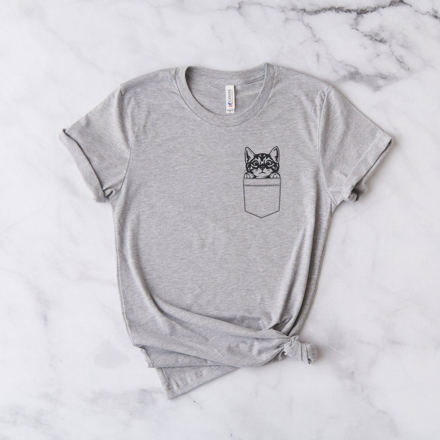 Cat Pocket Tee