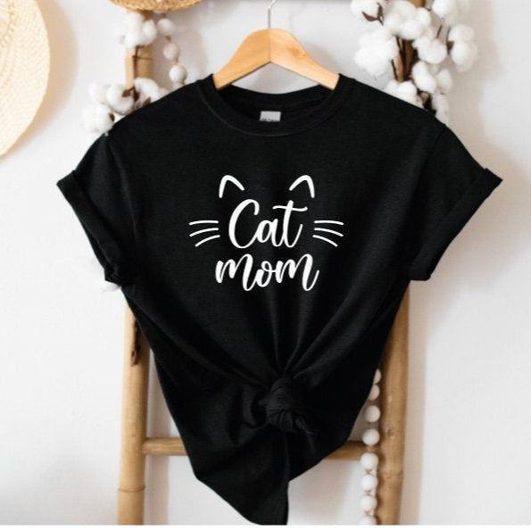 Cat Mom Tee New V8