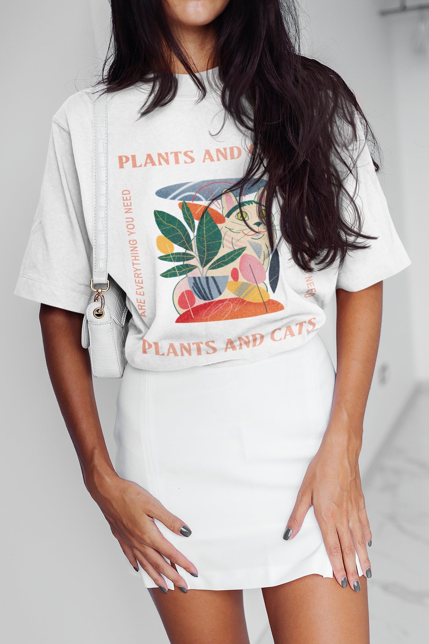 Plants & Cats Tee V2