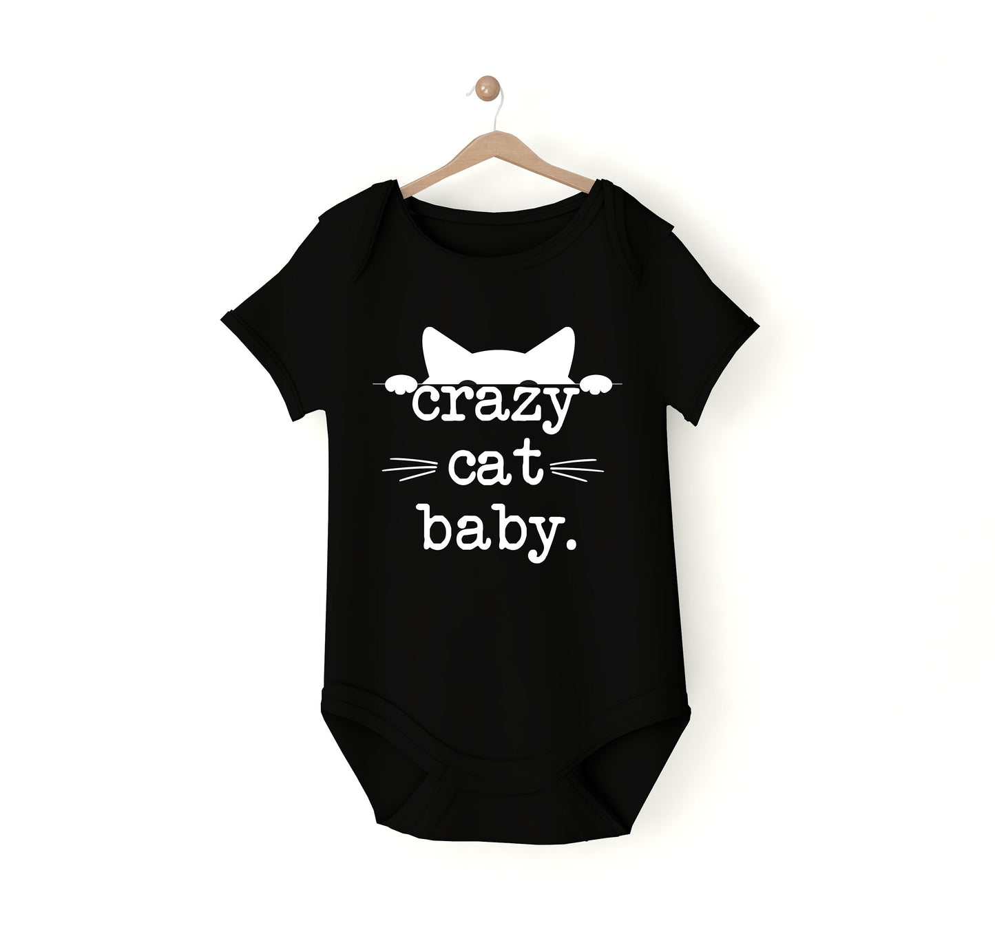 Crazy Cat Baby Onesie