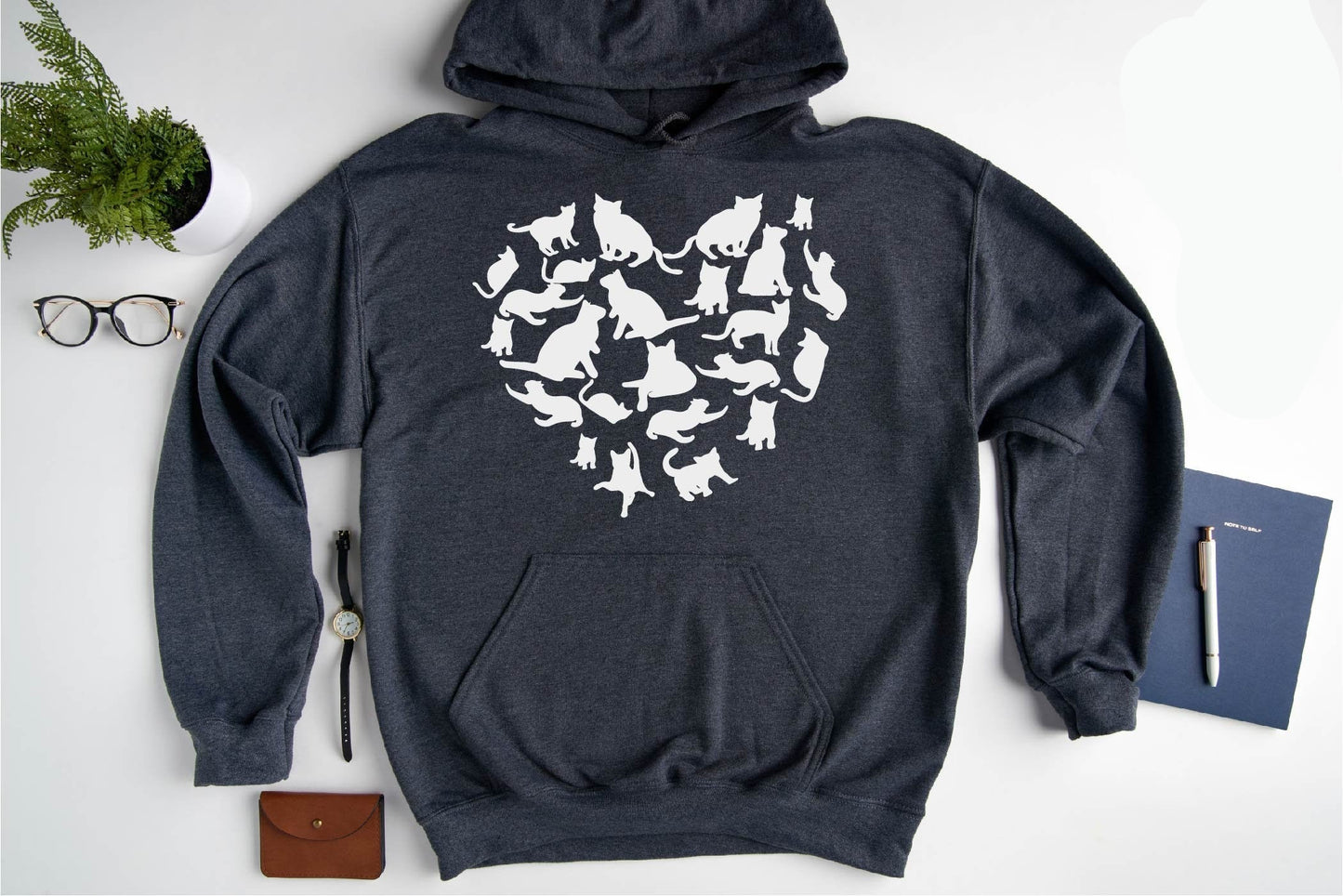 Cat Heart Sweatshirt V2