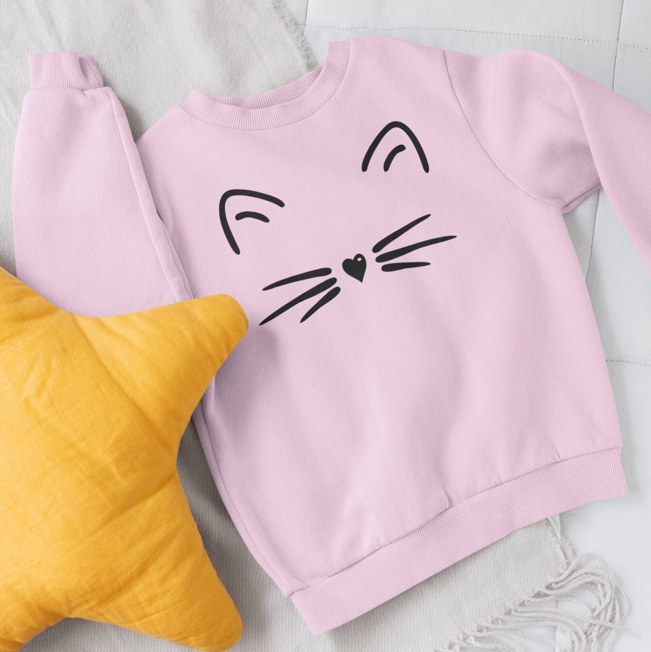 Kids Cat Ears Sweater