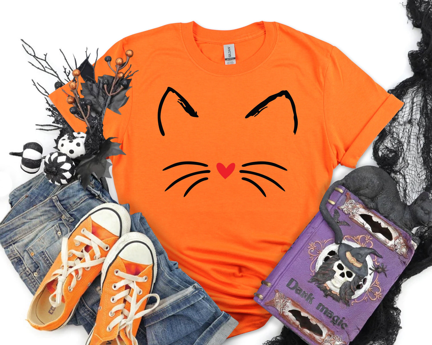 Cute Cat Halloween Tee