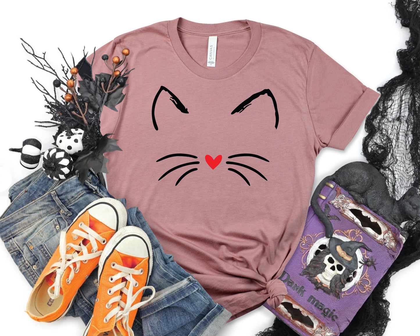 Cute Cat Halloween Tee