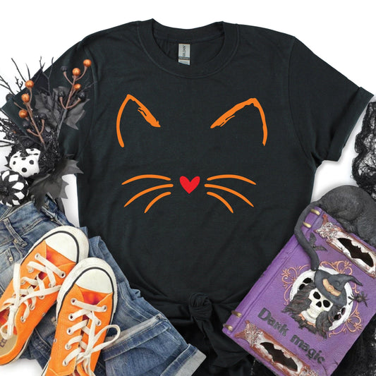 Cute Cat Halloween Tee