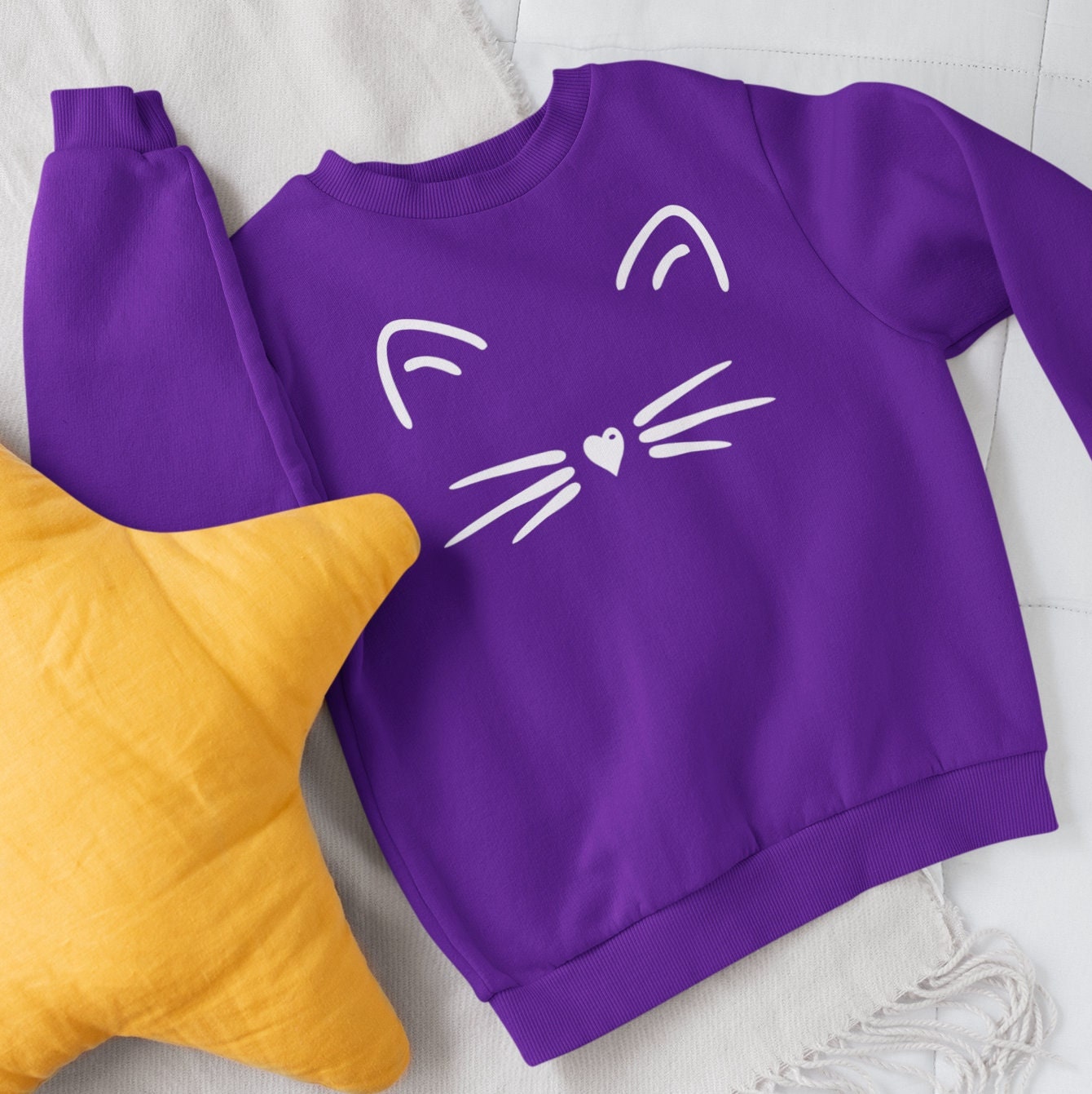 Kids Cat Ears Sweater