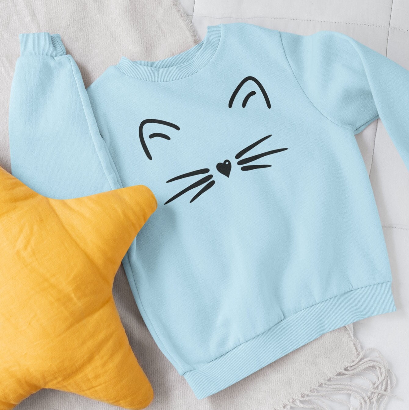 Kids Cat Ears Sweater