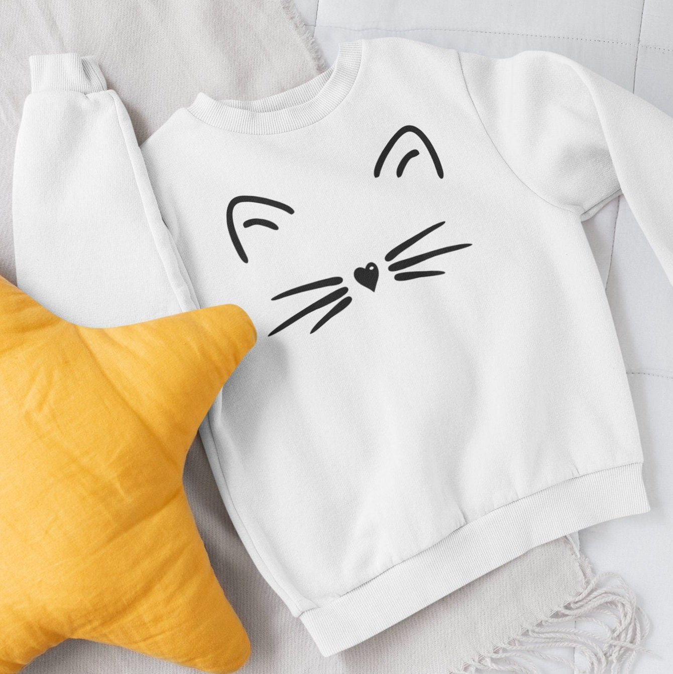 Kids Cat Ears Sweater