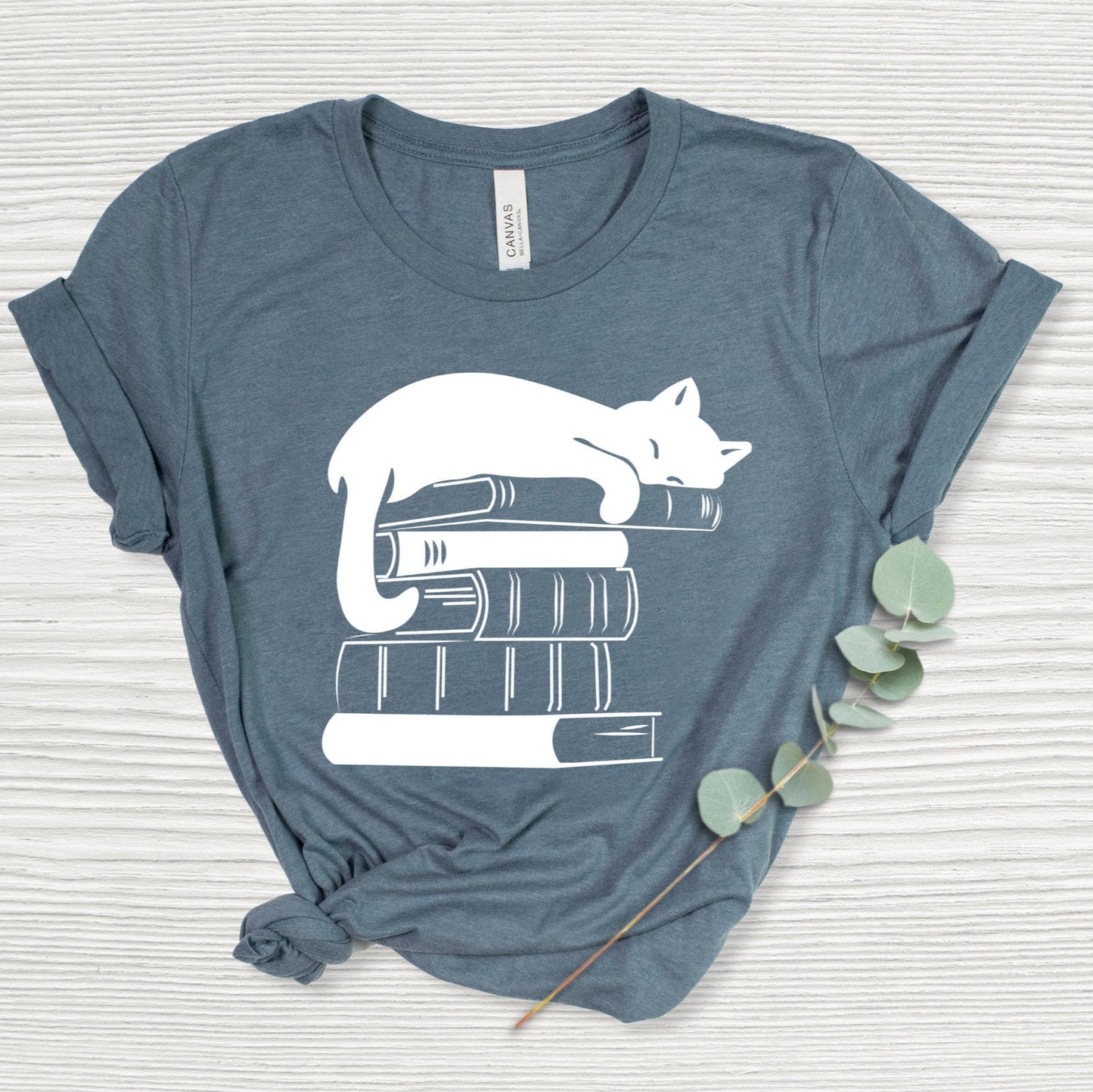 Cat Book Tee V5