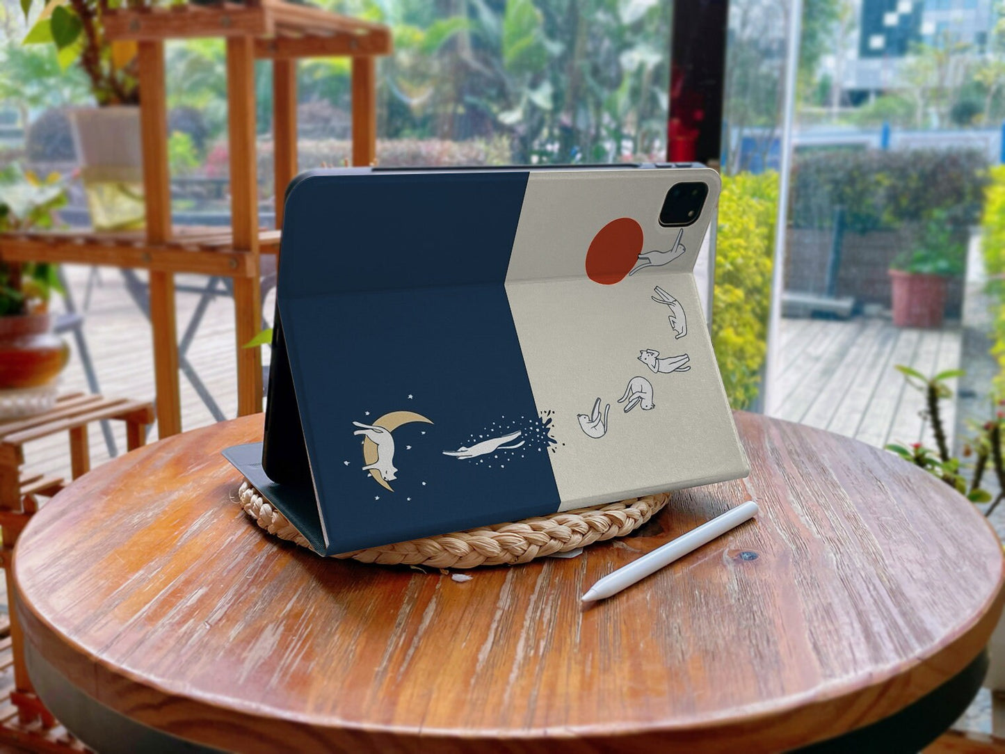 Cat Diving Ipad Case