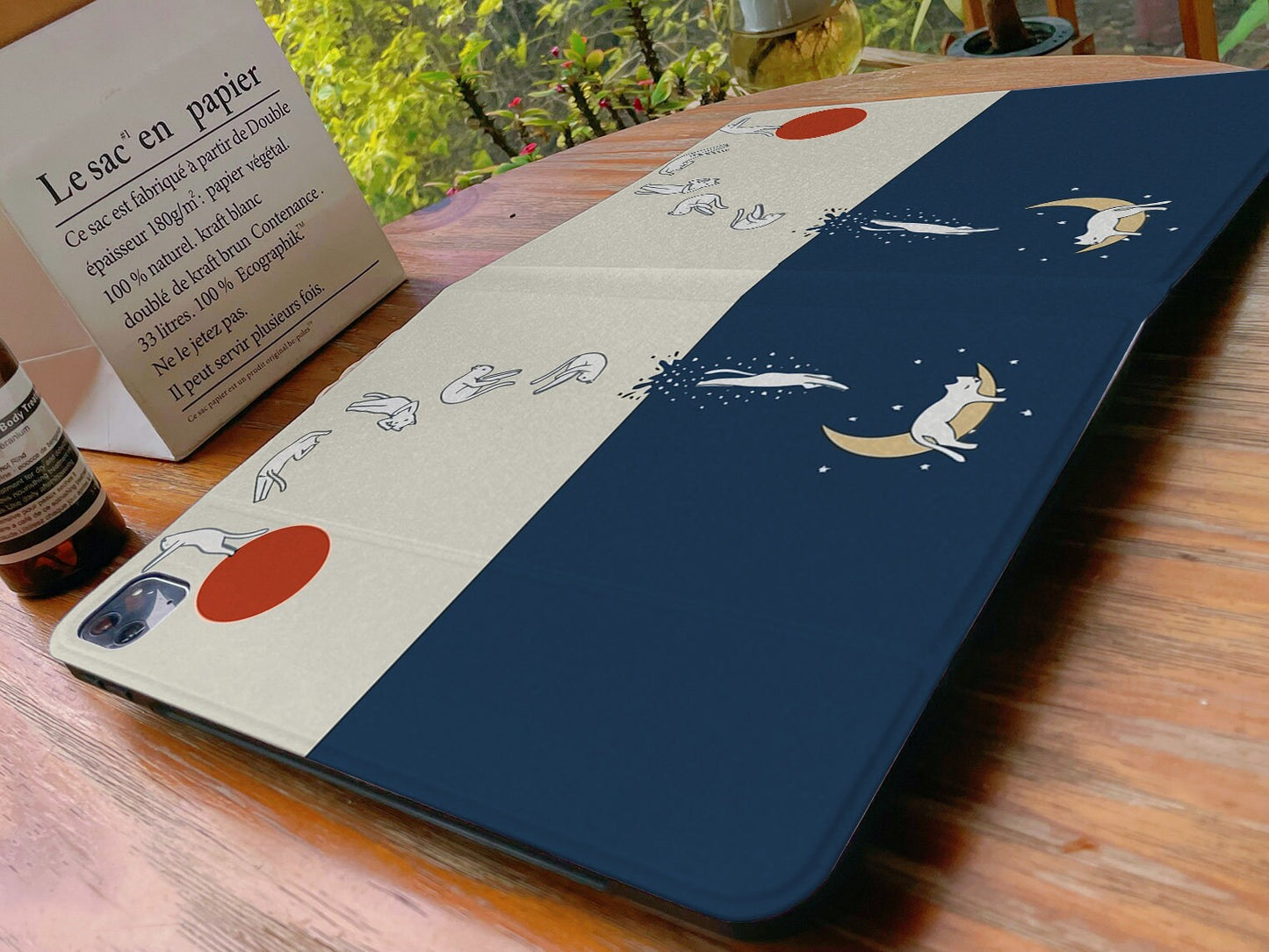 Cat Diving Ipad Case