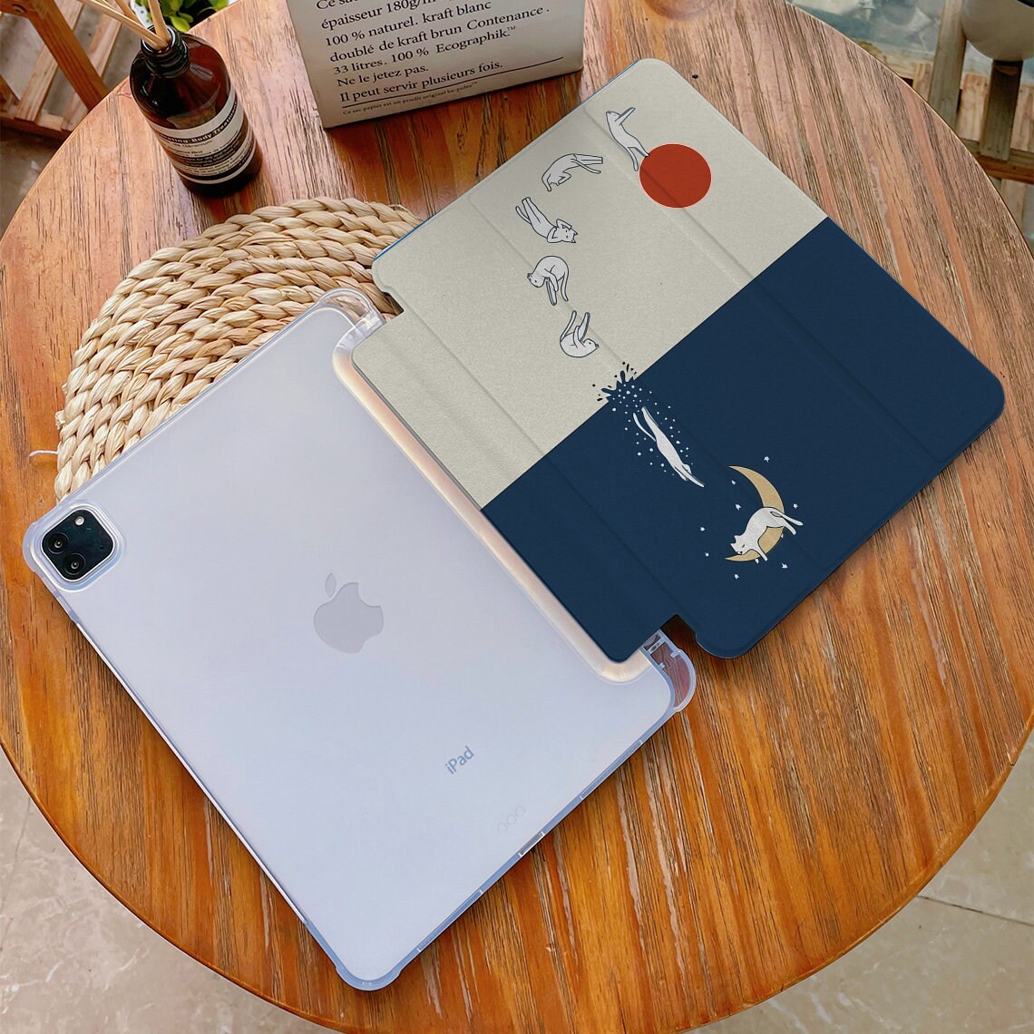 Cat Diving Ipad Case