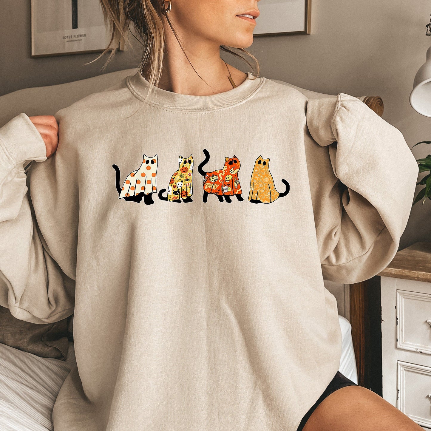 Ghost Cats Sweater