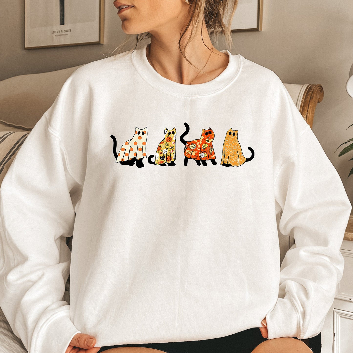 Ghost Cats Sweater