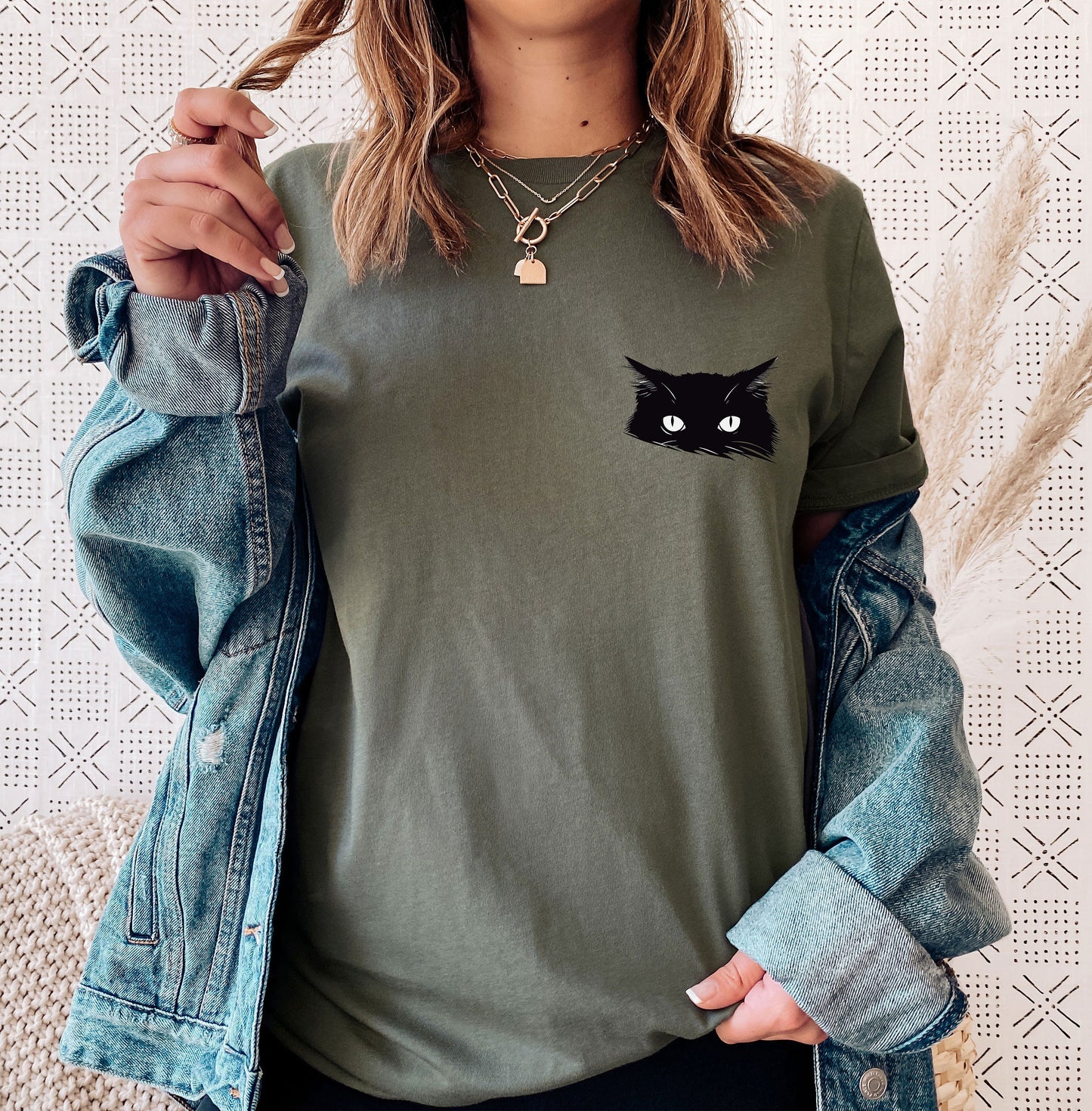 Peeking Cat Tee