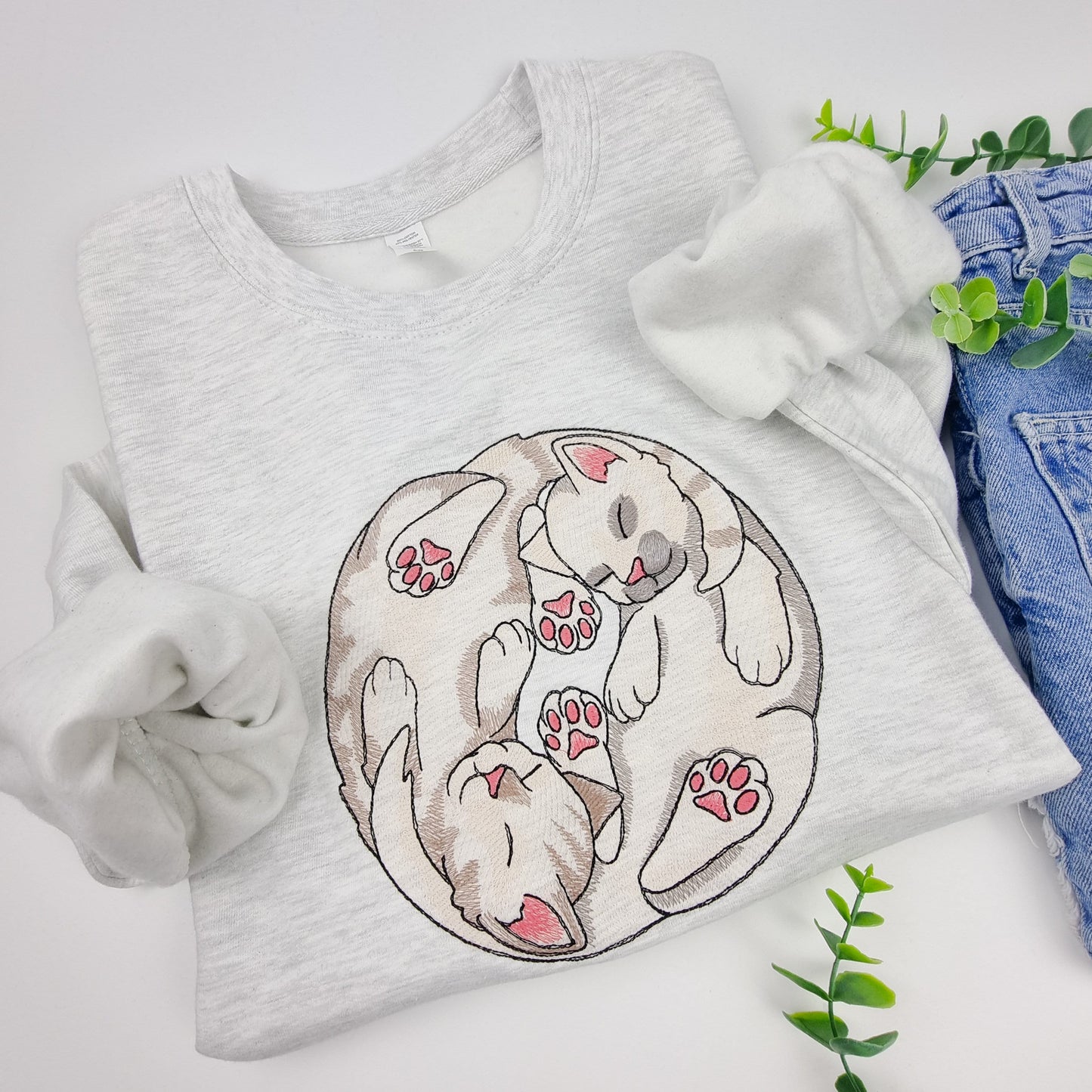 Sleeping Cat Sweater