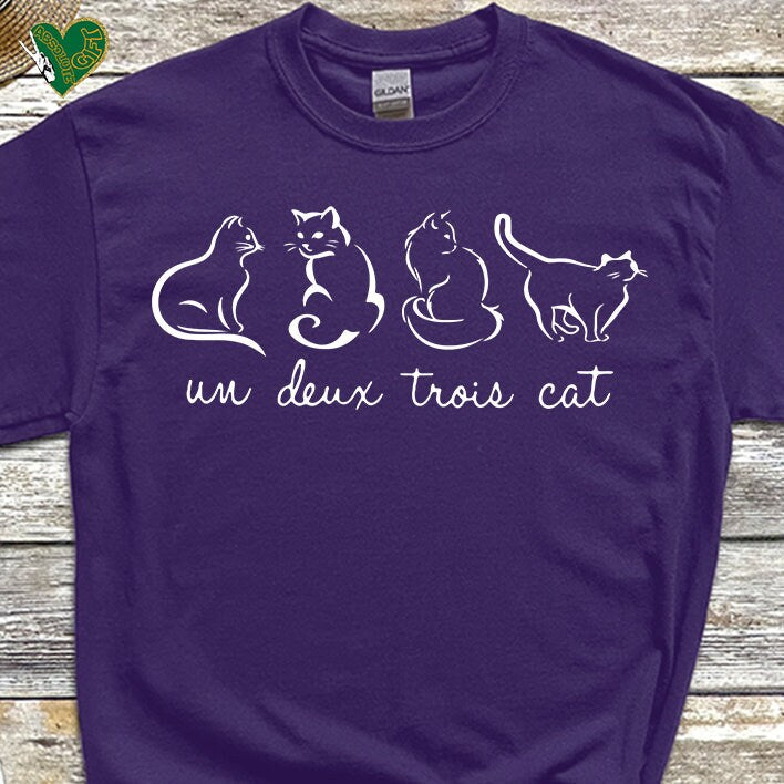 Un Deux Trois Cat Tee V17