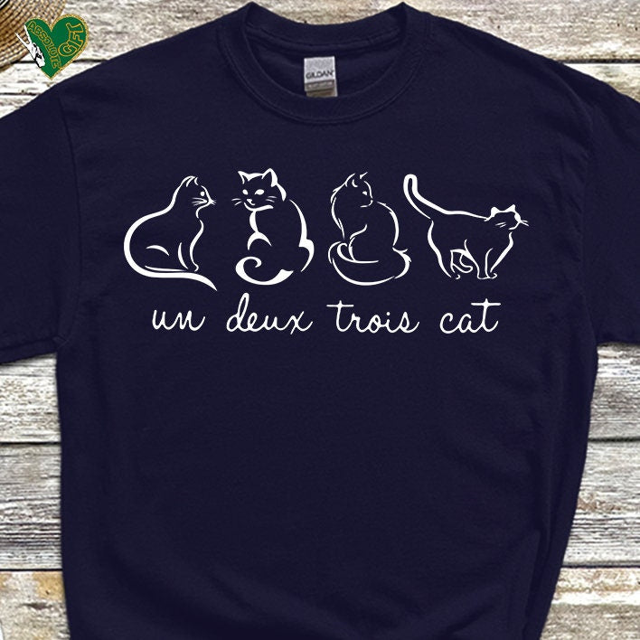 Un Deux Trois Cat Tee V17