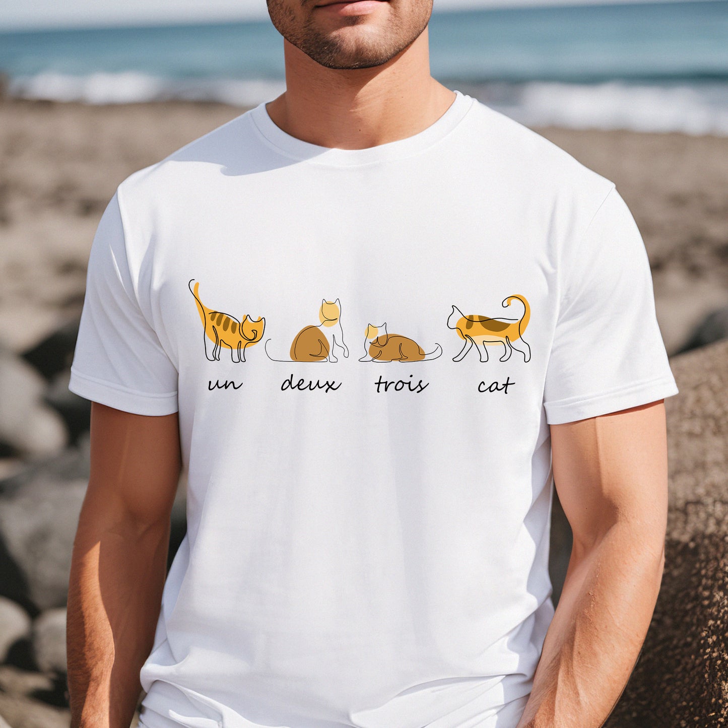 Un Deux Trois Cat Tee V20