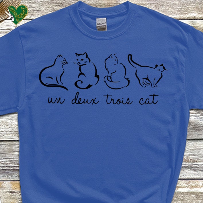 Un Deux Trois Cat Tee V17