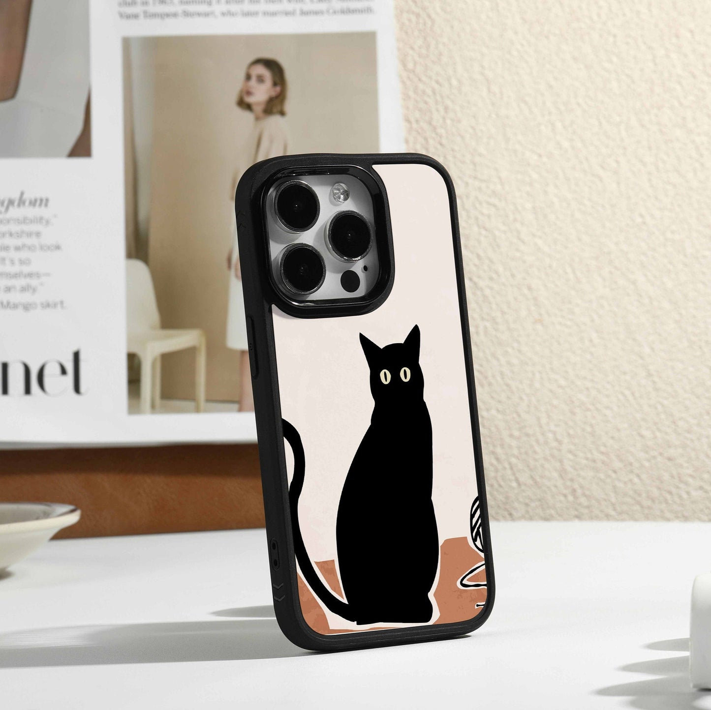 Black Cat Phone Case V2