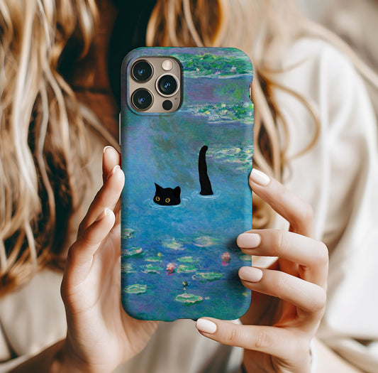Monet Black Cat Phone Case