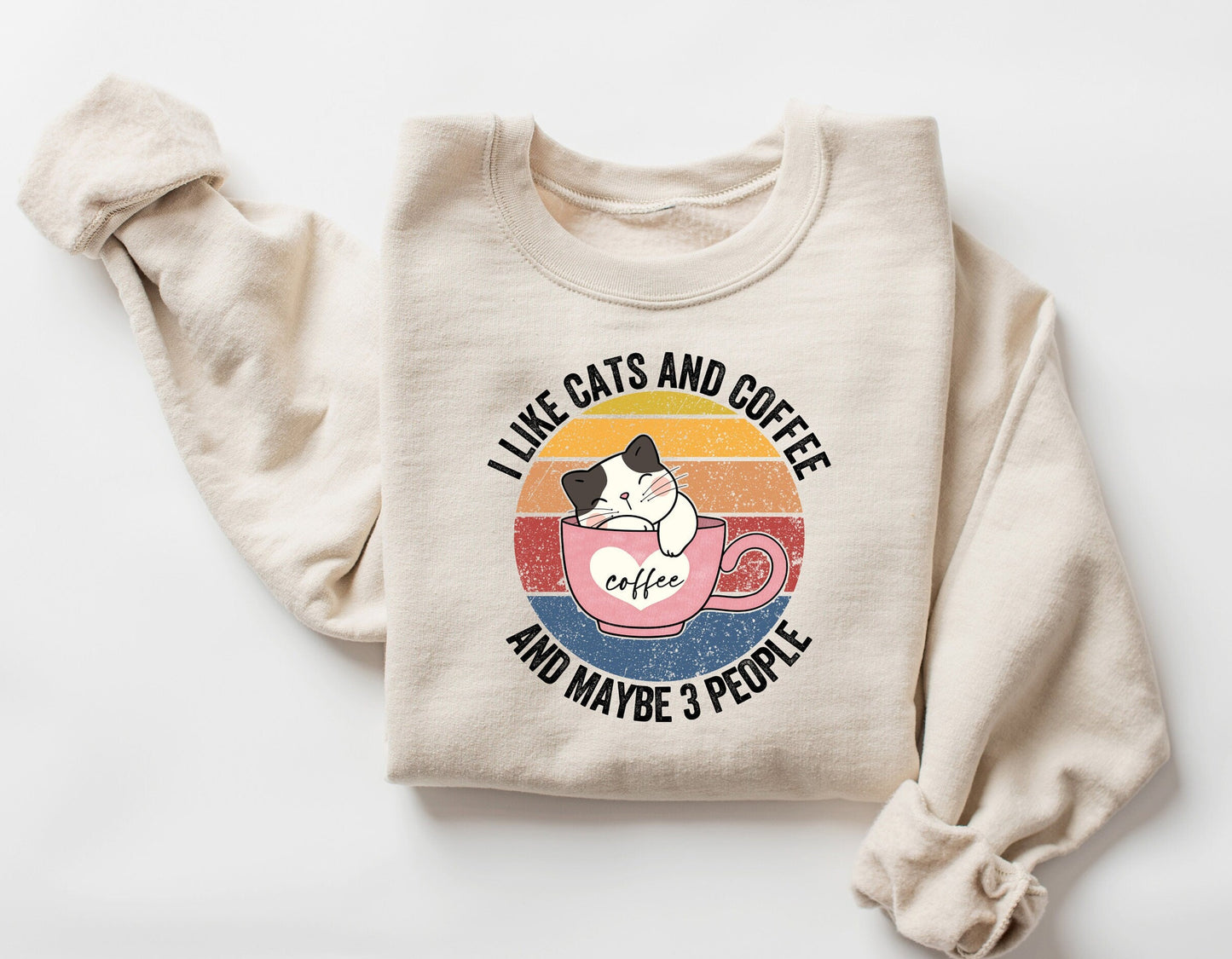I Like Cats & Coffee Sweater