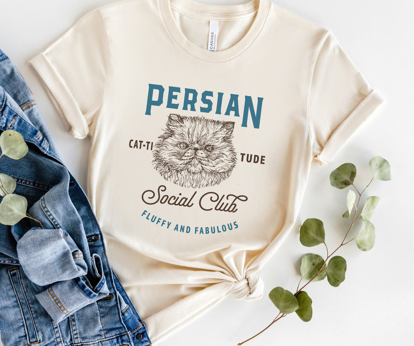 Persian Cat Social Club Tee V5