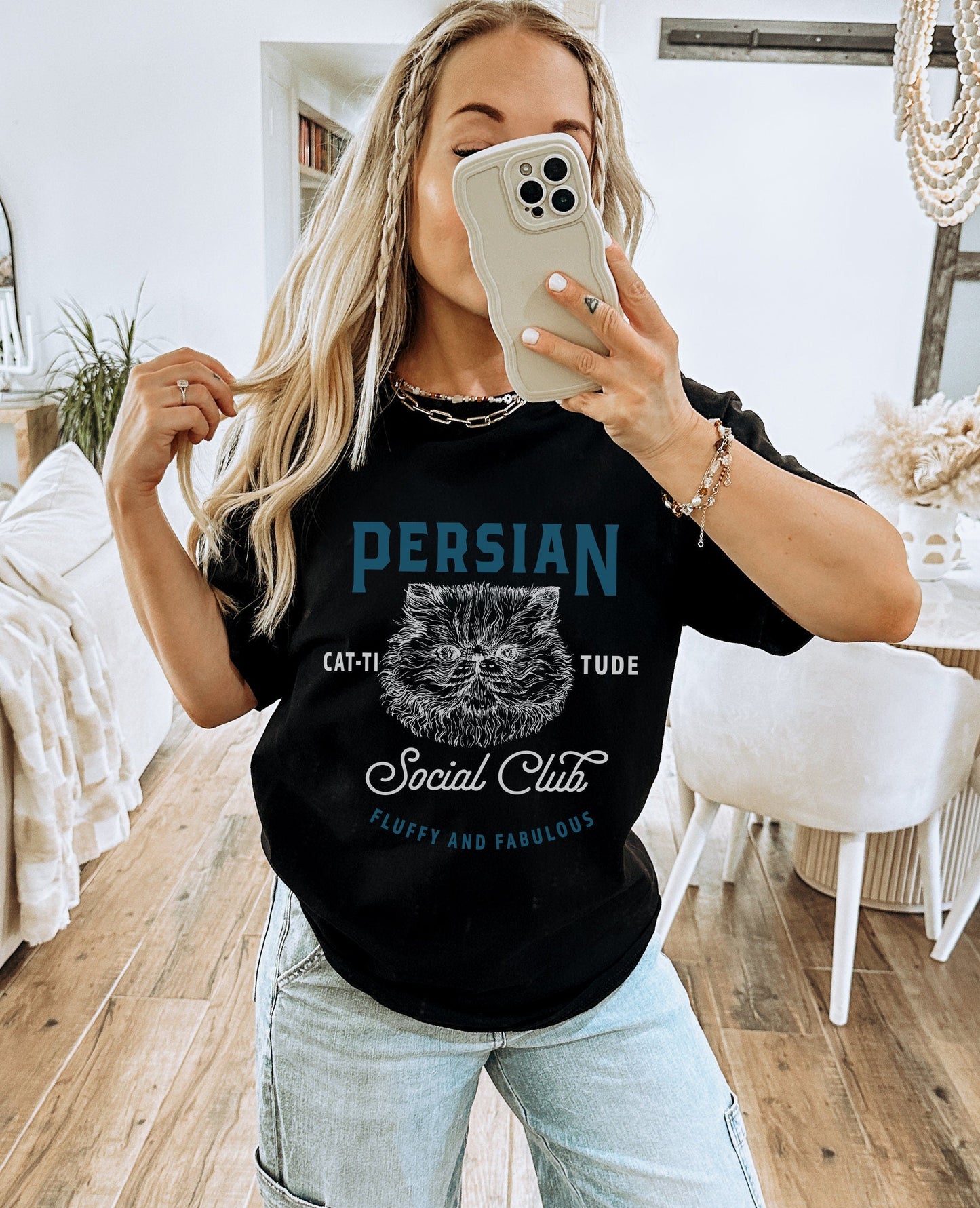 Persian Cat Social Club Tee V5