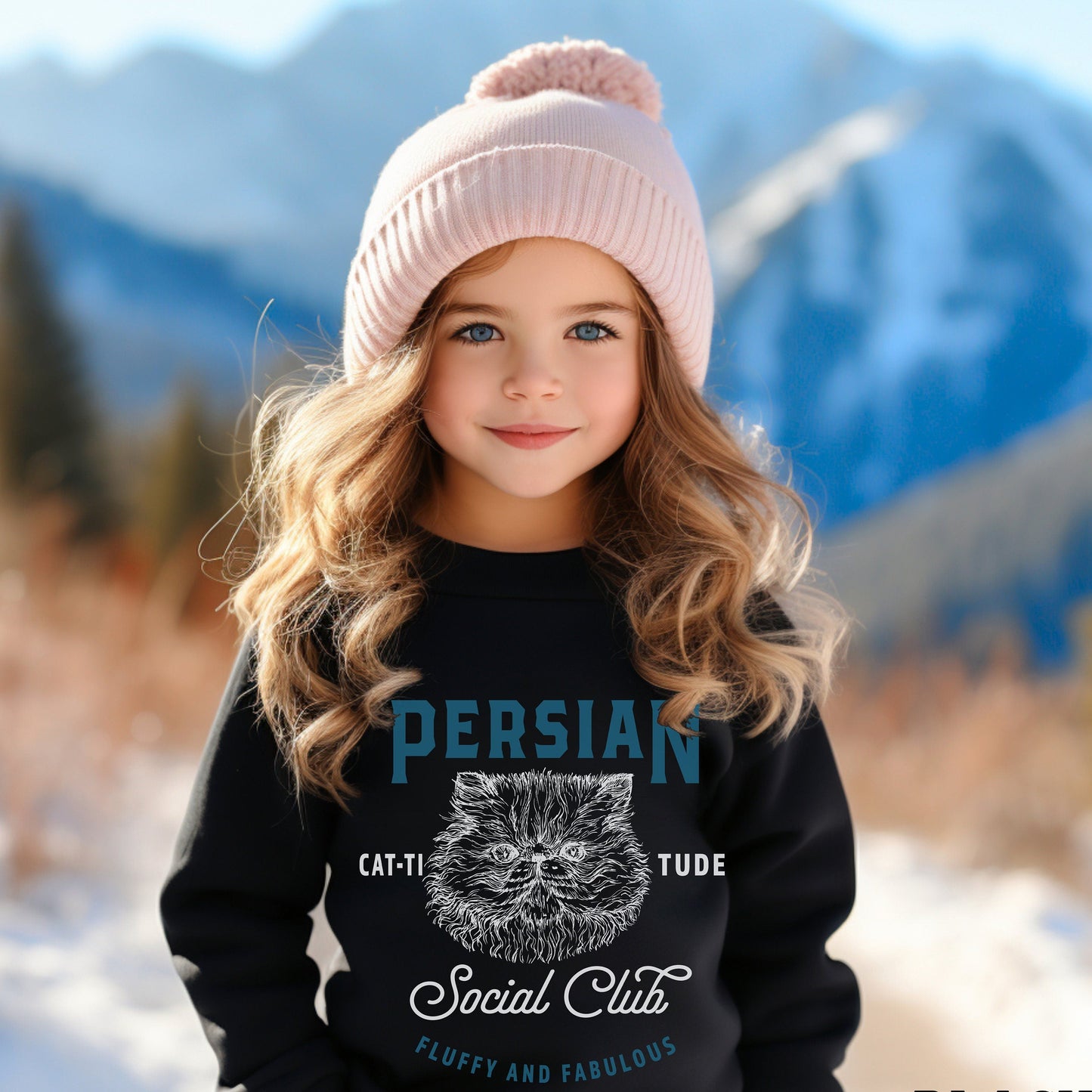 Youth Persian Cat Sweater