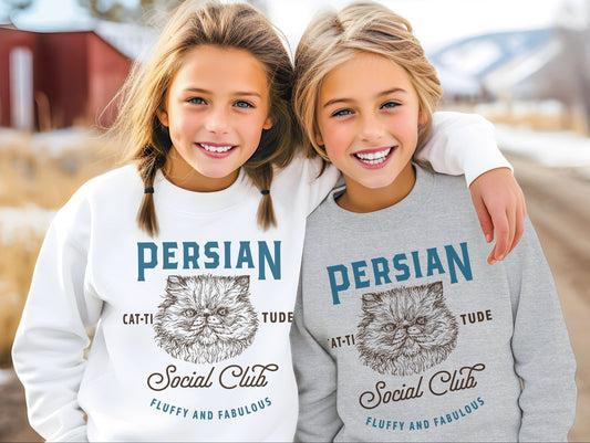 Youth Persian Cat Sweater