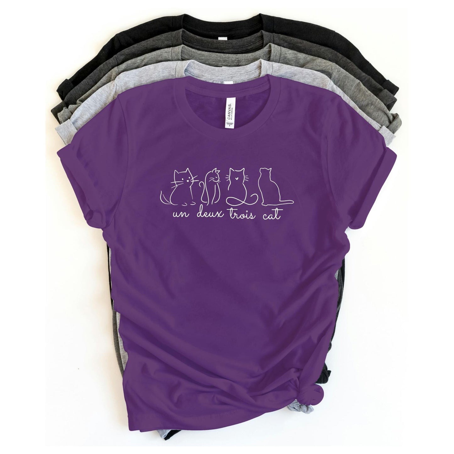 Un Deux Trois Cat Tee V15