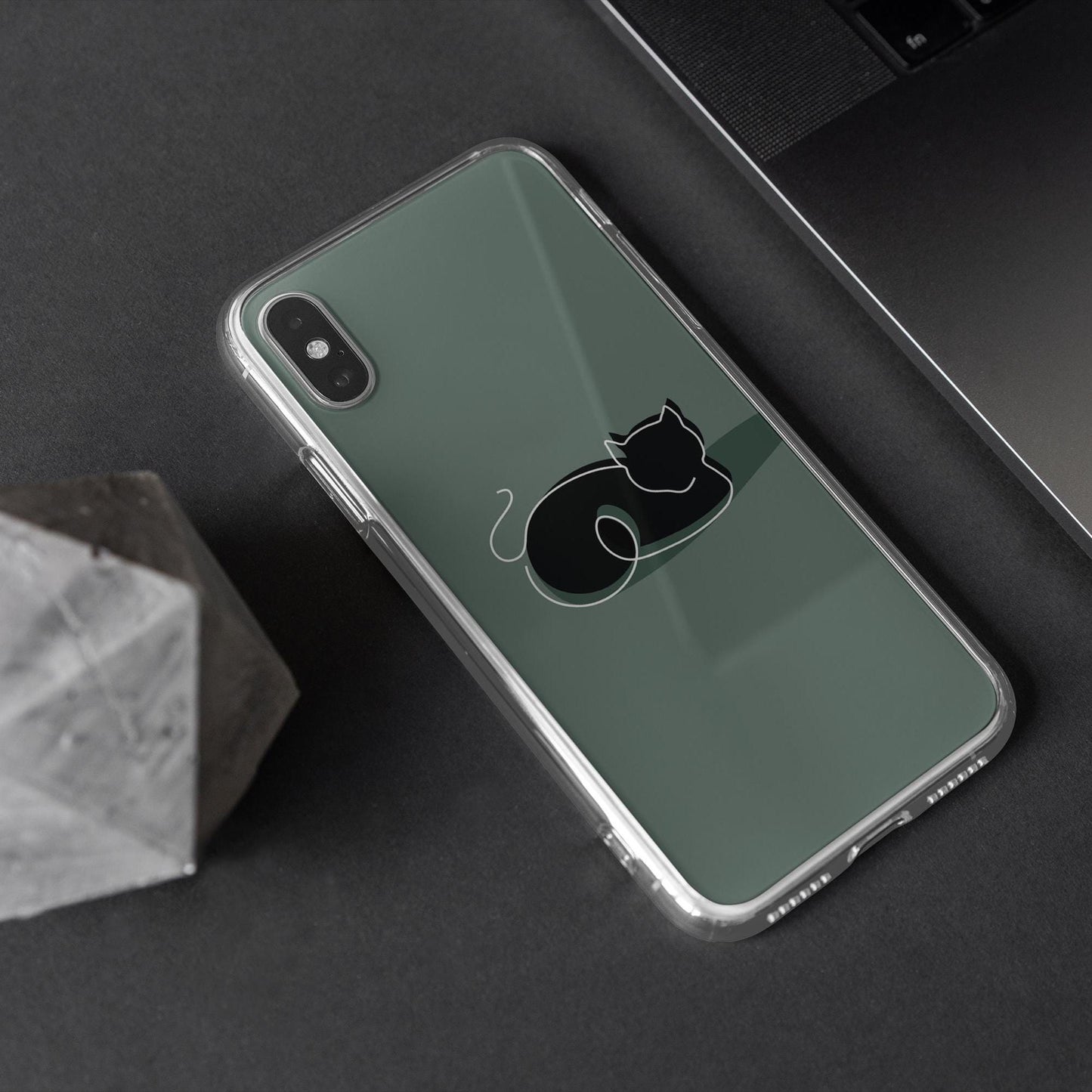 Cat Outline Phone Case