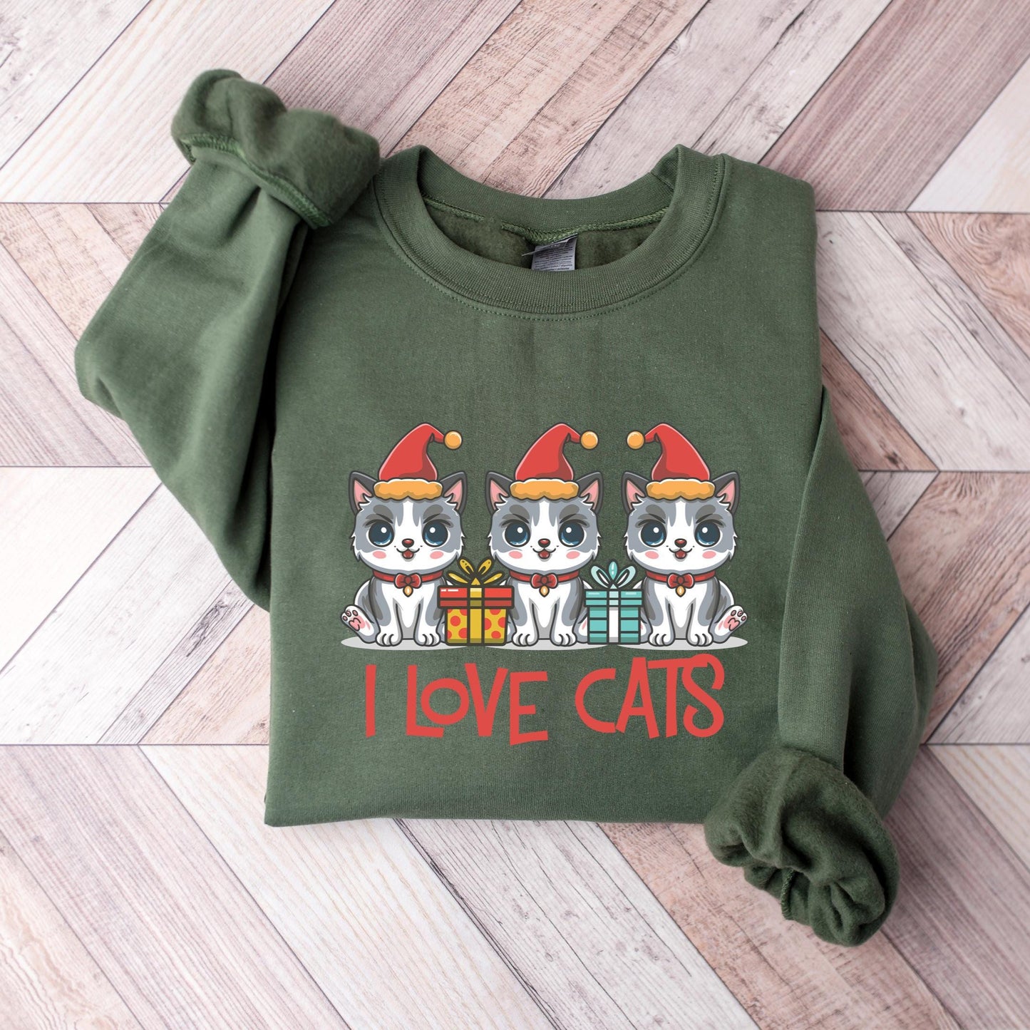I Love Cats Sweater V2