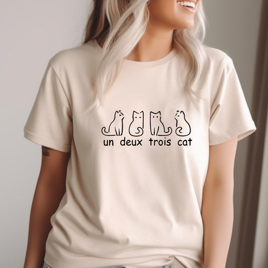 Un Deux Trois Cat Tee