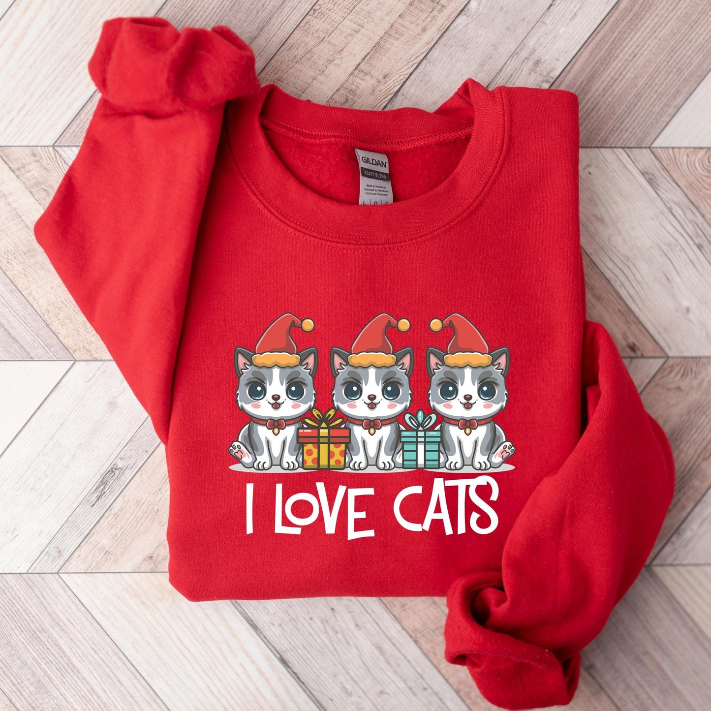 I Love Cats Sweater V2