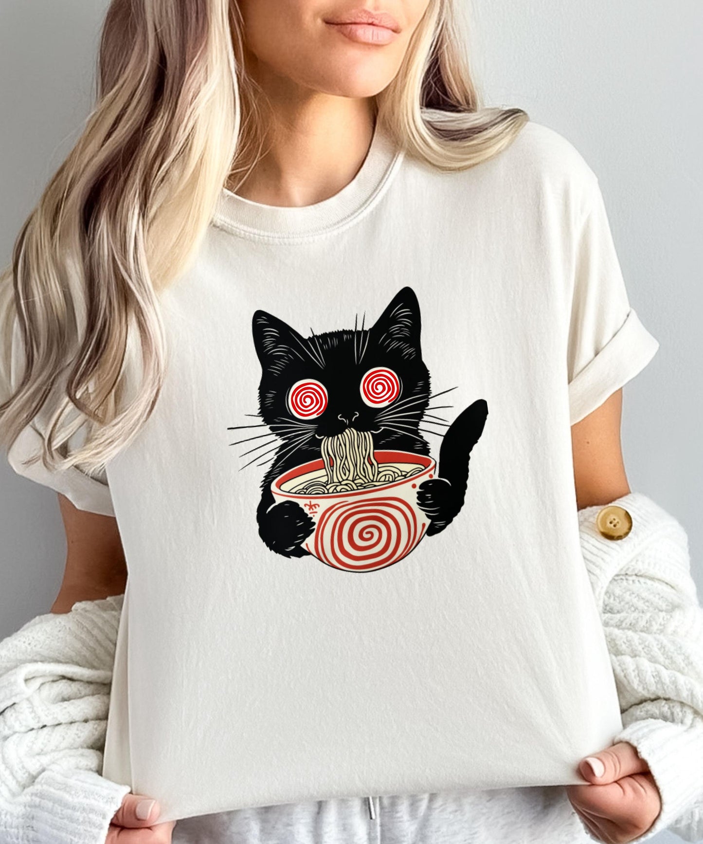 Psychedelic Ramen Cat Tee