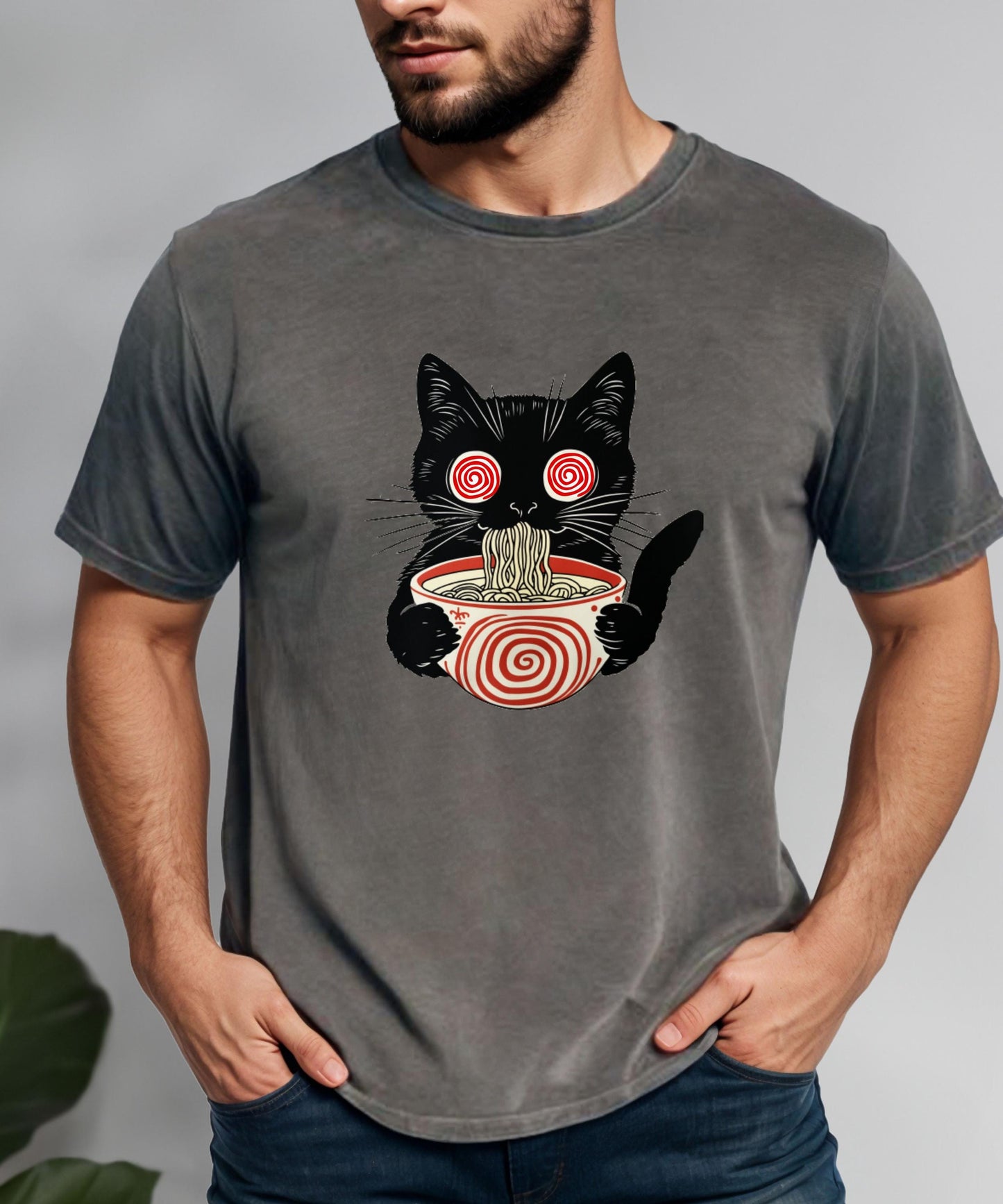 Psychedelic Ramen Cat Tee