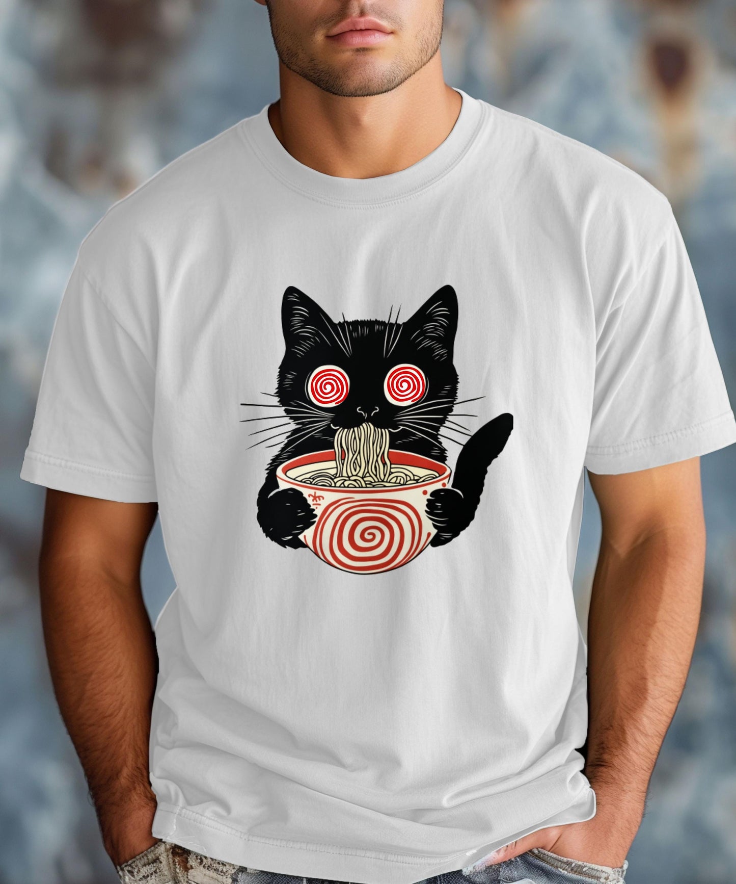 Psychedelic Ramen Cat Tee