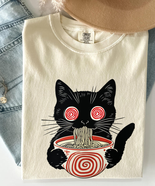 Psychedelic Ramen Cat Tee