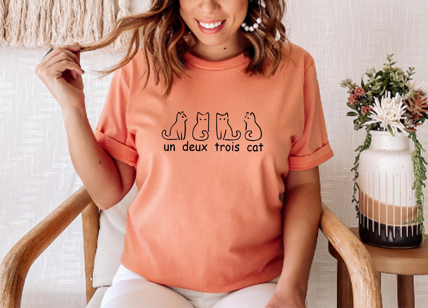 Un Deux Trois Cat Tee