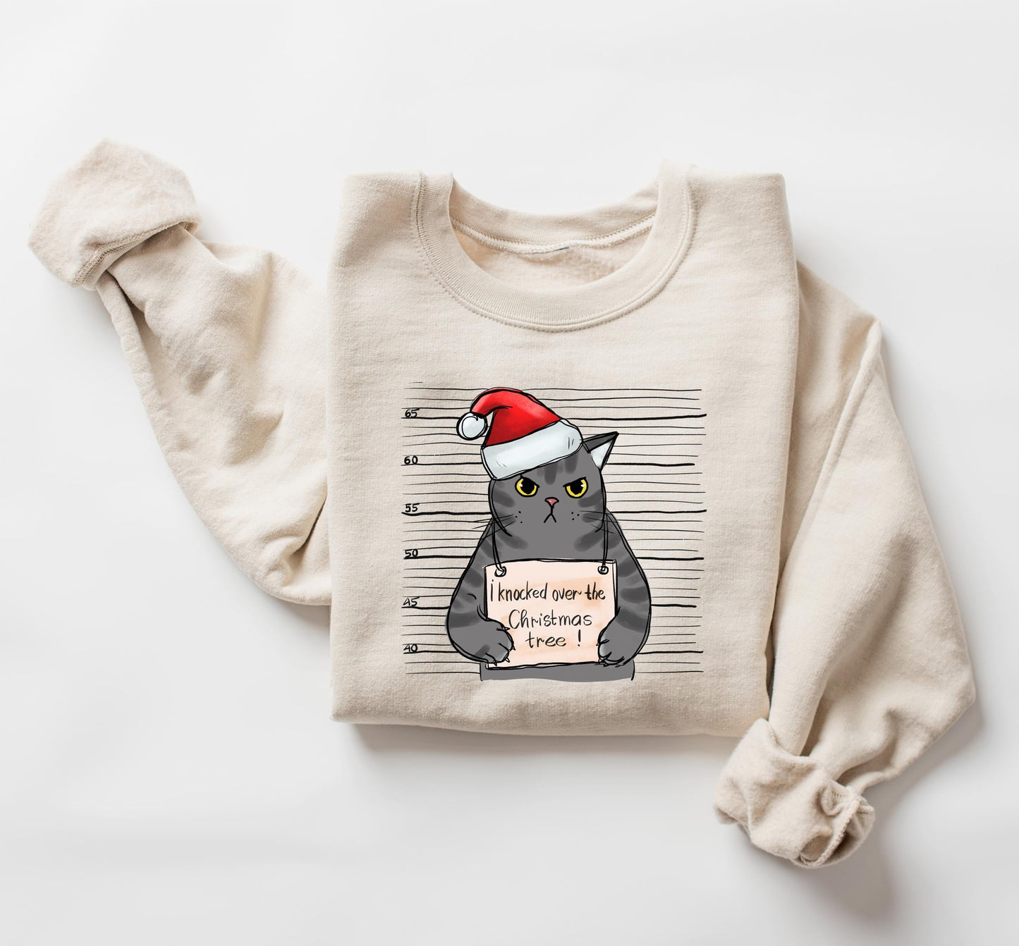 Christmas Tree Cat Sweater V3