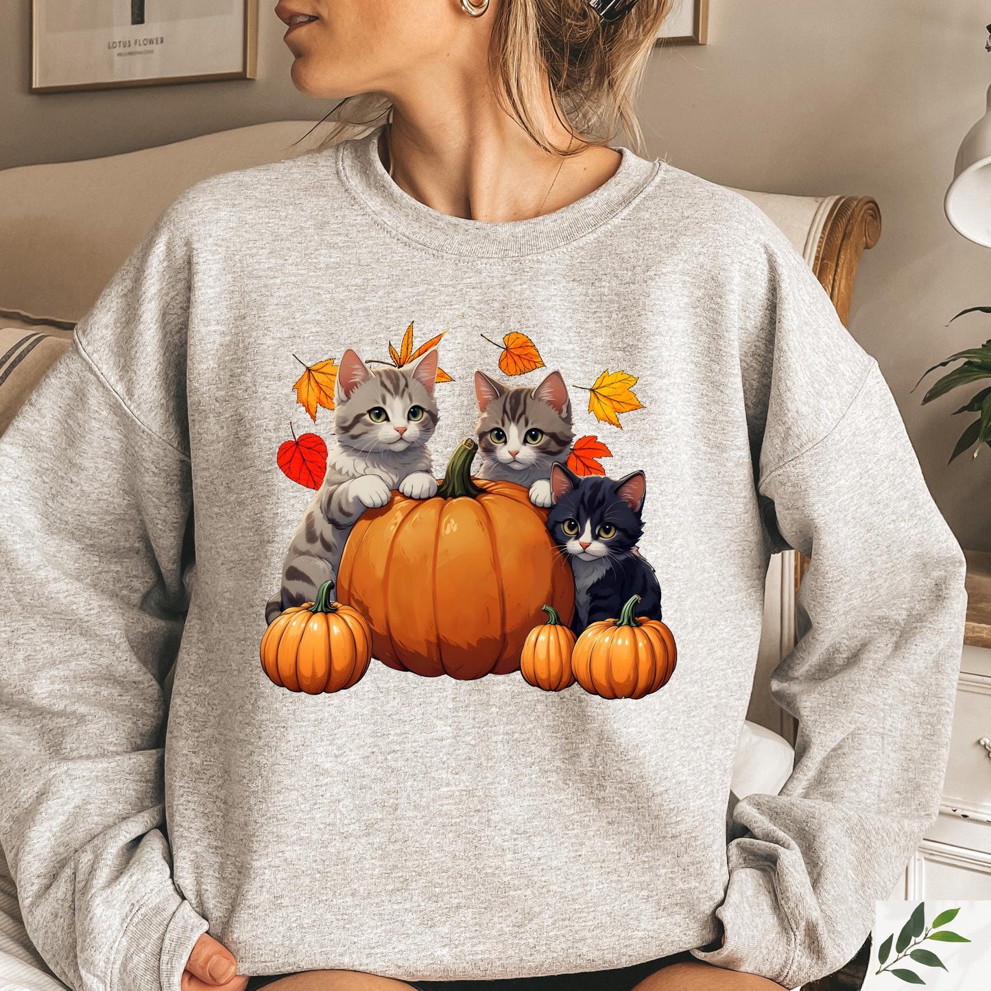 Cats Autumn Fall Sweatshirt