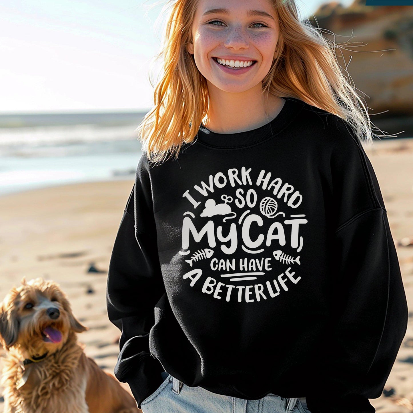 I Work Hard Sweater