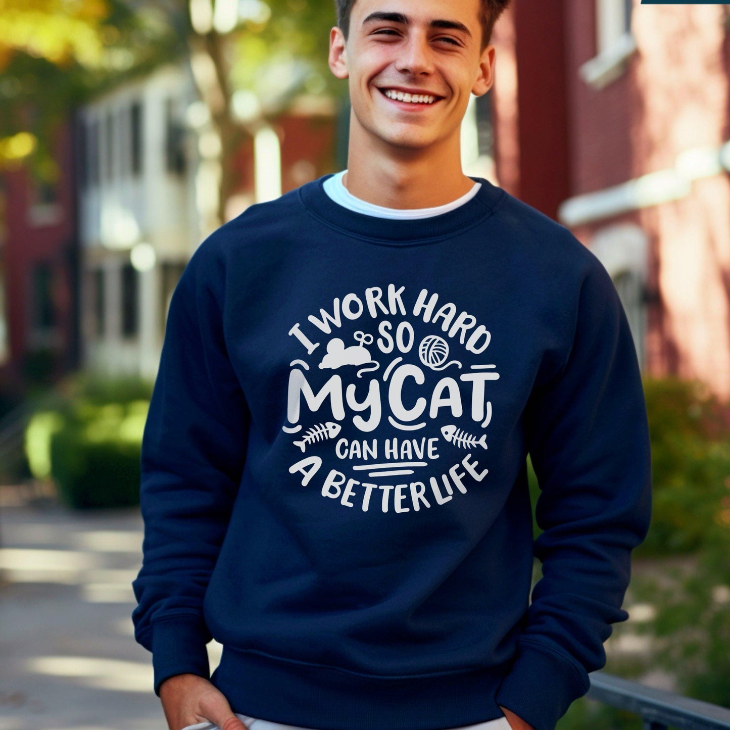 I Work Hard Sweater
